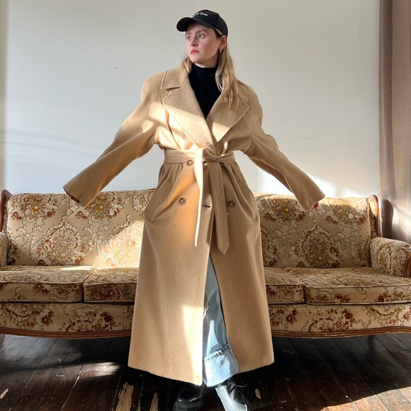 Vintage Bill Blass camel hair wool coat ~ - Picture 3 of 5